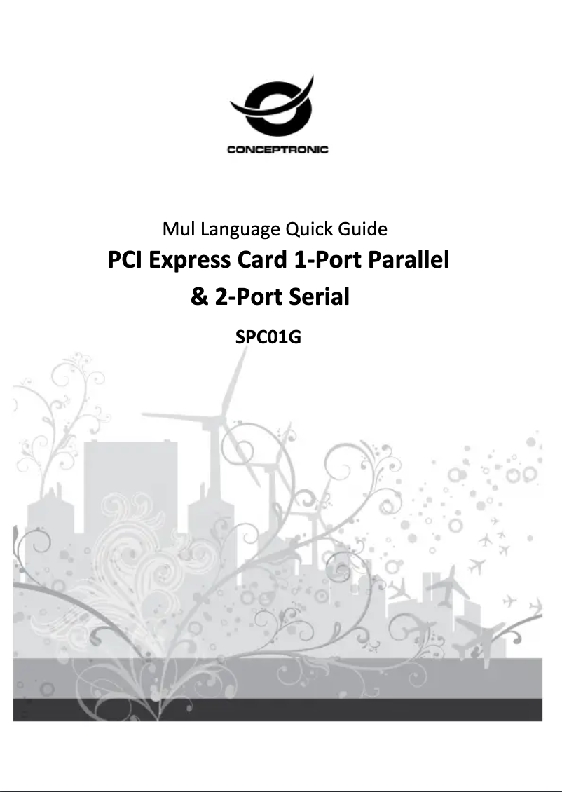 Page 1 de la notice Manuel utilisateur Conceptronic SPC01G