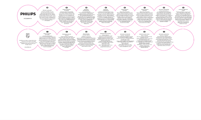 Página 1 del manual Manual de instrucciones Philips SVC2560W