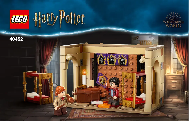Page 1 de la notice Manuel utilisateur Lego Harry Potter 40452