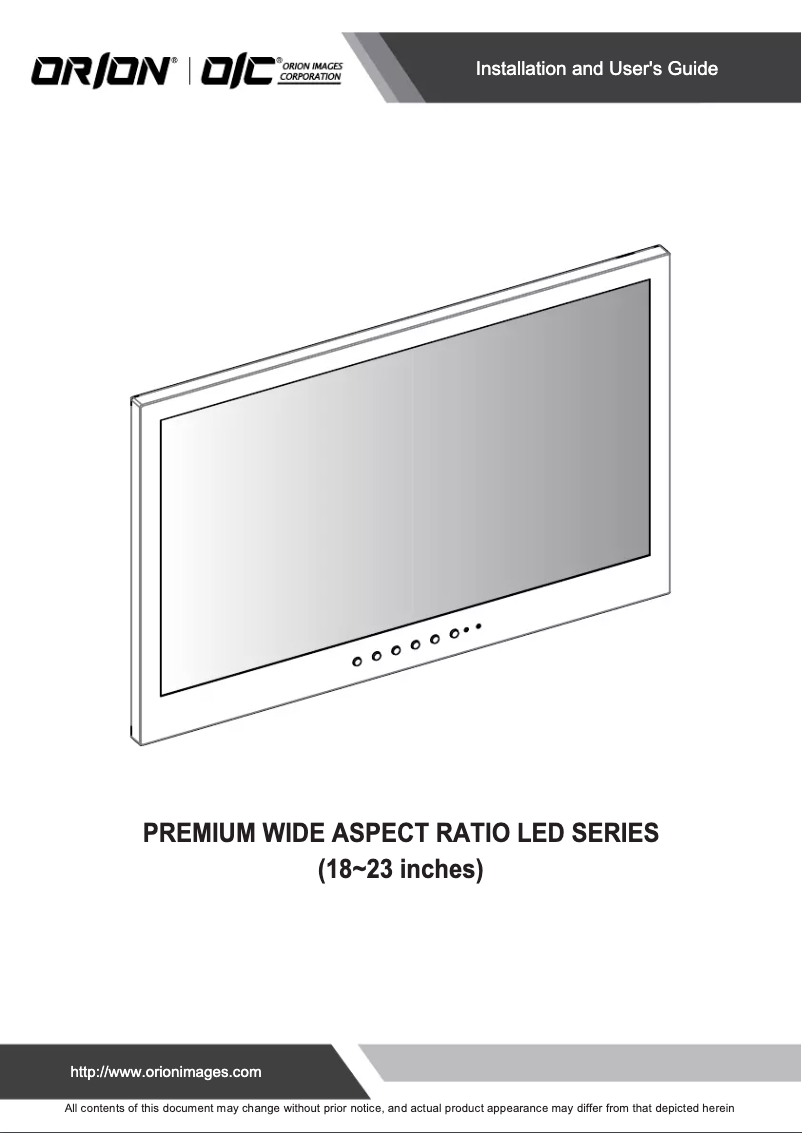 Image de la première page du manuel de l'appareil Premium 18REDP