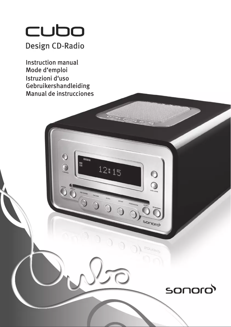 Image de la première page du manuel de l'appareil cubo AU-1310