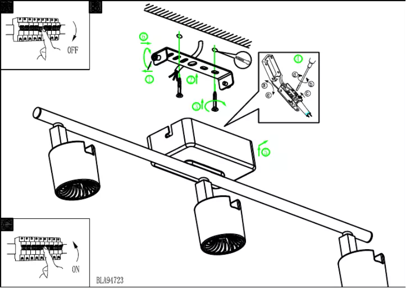 Page n°1 - Manuel utilisateur Eglo Maurano