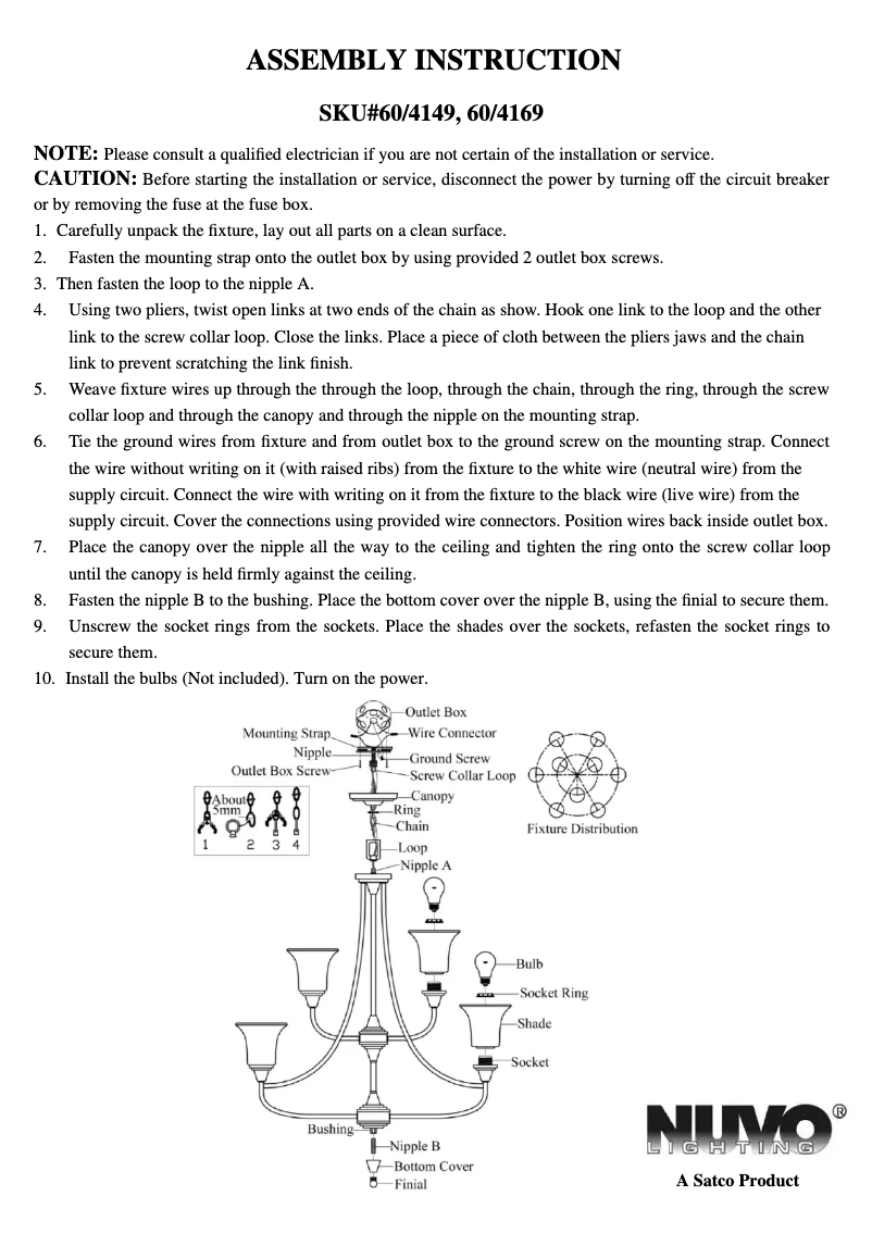 Página 1 del manual Manual de usuario NUVO Surrey 60/4149