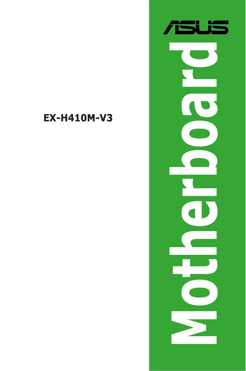 Image de la première page du manuel de l'appareil EX-H410M-V3/CSM