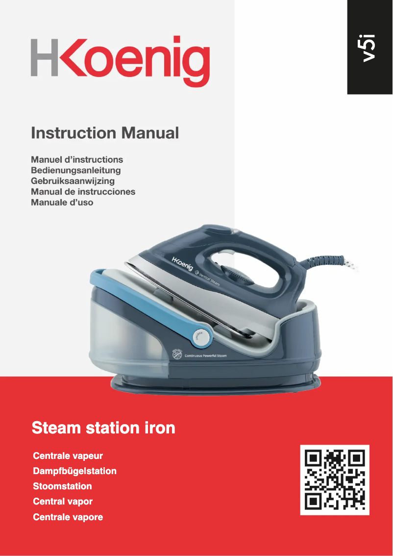 Page 1 de la notice Manuel utilisateur H.Koenig V5i