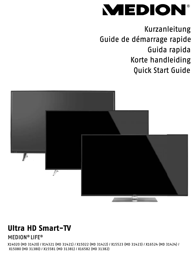 Página 1 del manual Manual de usuario Medion LIFE X15581 (MD 31381)