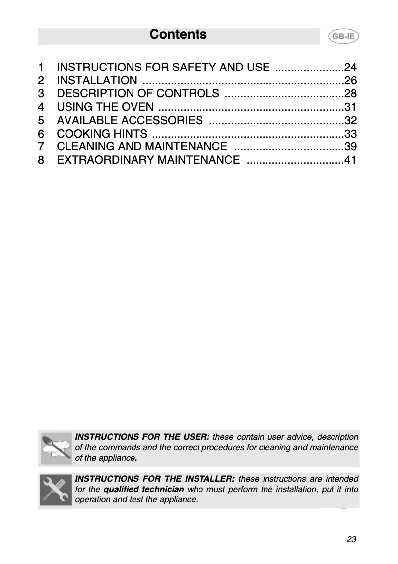 Image de la première page du manuel de l'appareil S 980 X