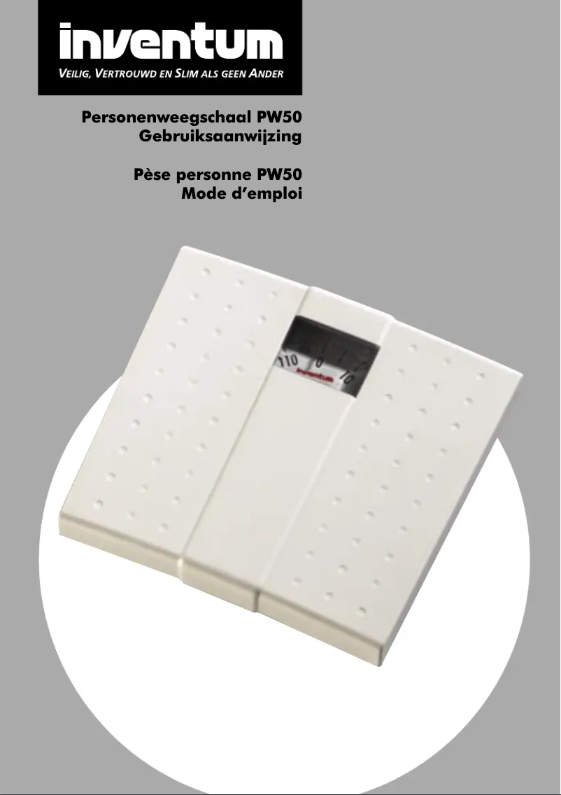 Page 1 de la notice Manuel utilisateur Inventum PW50