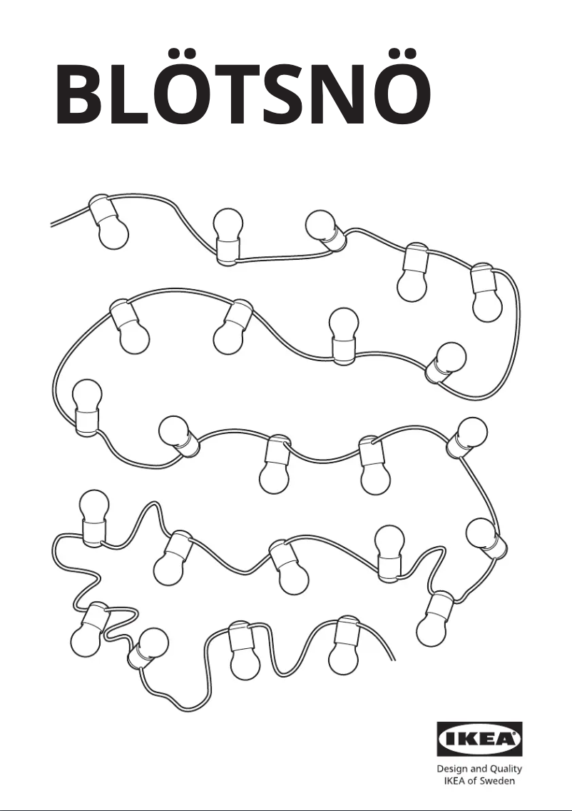 Image de la première page du manuel de l'appareil BLÖTSNÖ 005.483.54