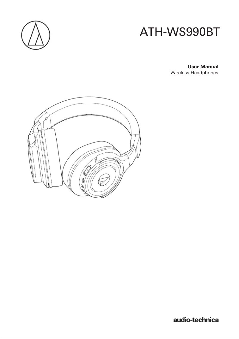 Image de la première page du manuel de l'appareil ATH-WS990BT