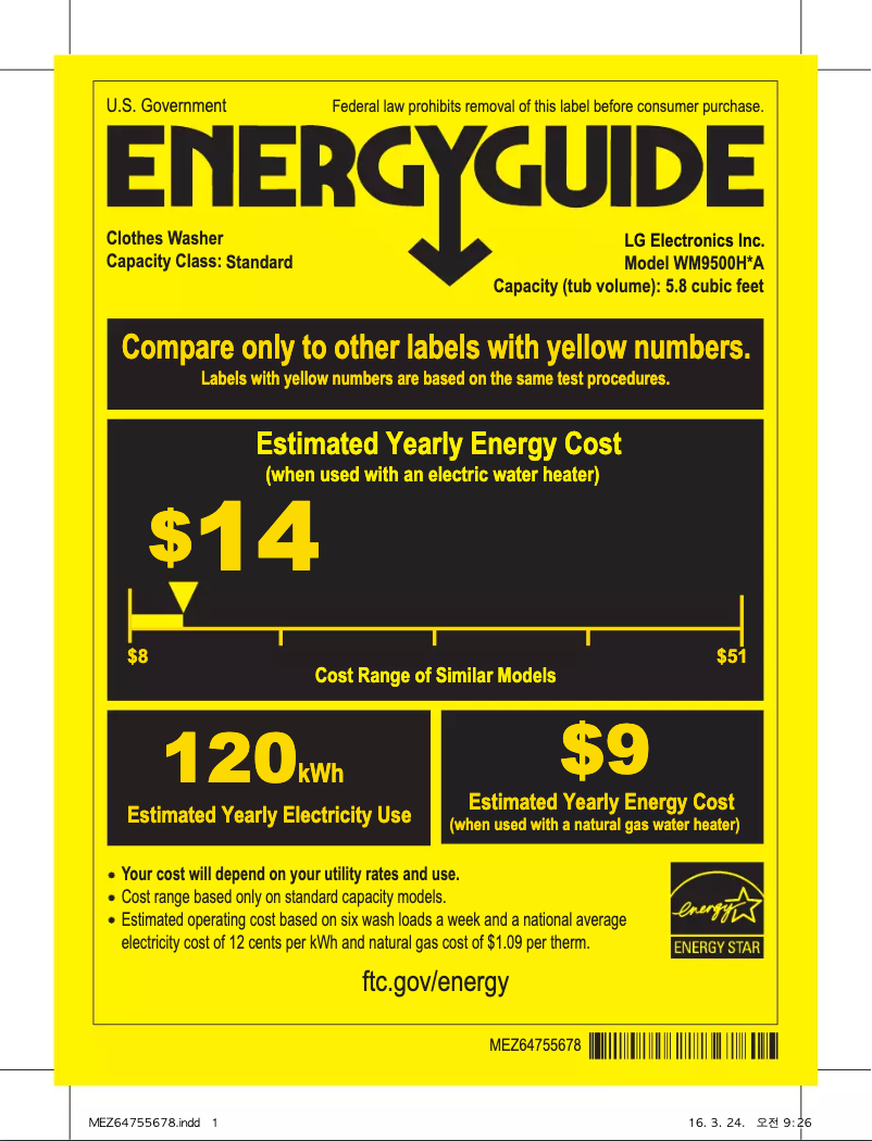 Image de la première page du manuel de l'appareil WM9500H