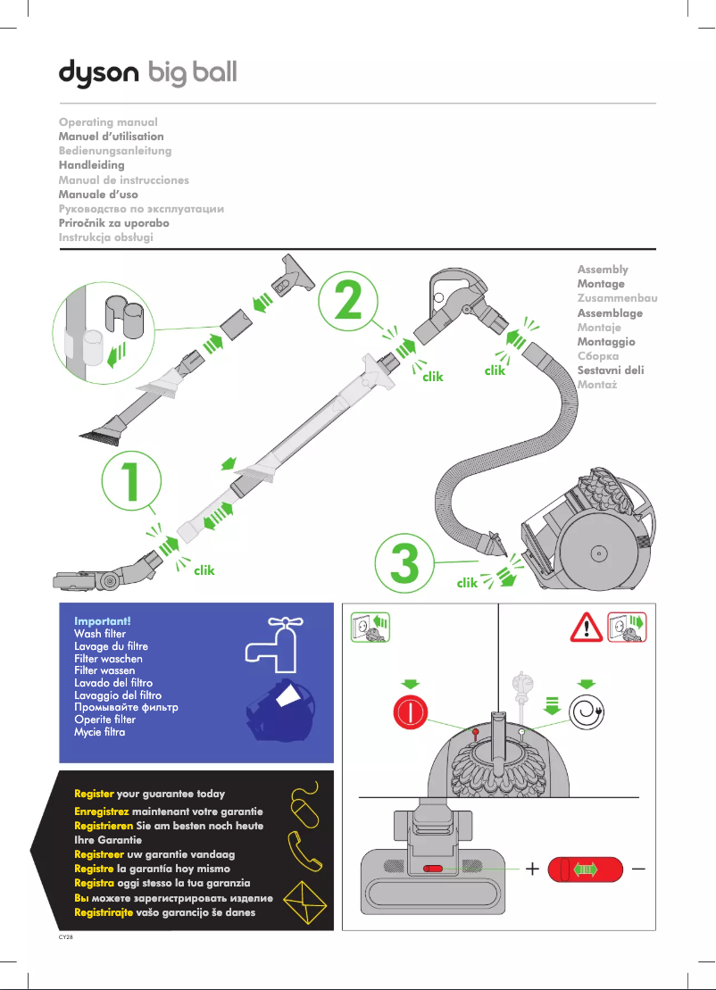 Page n°1 - Manuel utilisateur Dyson Big Ball Allergy 2