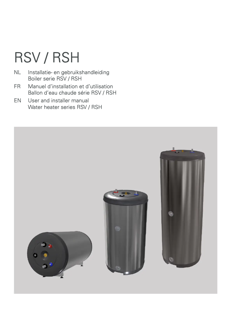 Page n°1 - Manuel utilisateur Nibe RSV 300