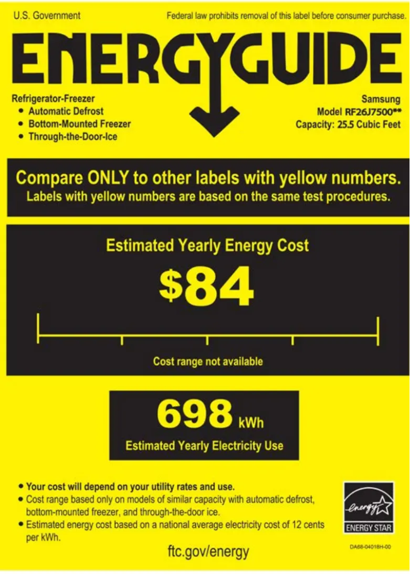 Image de la première page du manuel de l'appareil RF26J7500
