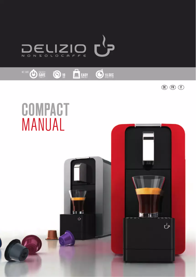 Page 1 de la notice Manuel utilisateur Delizio Compact