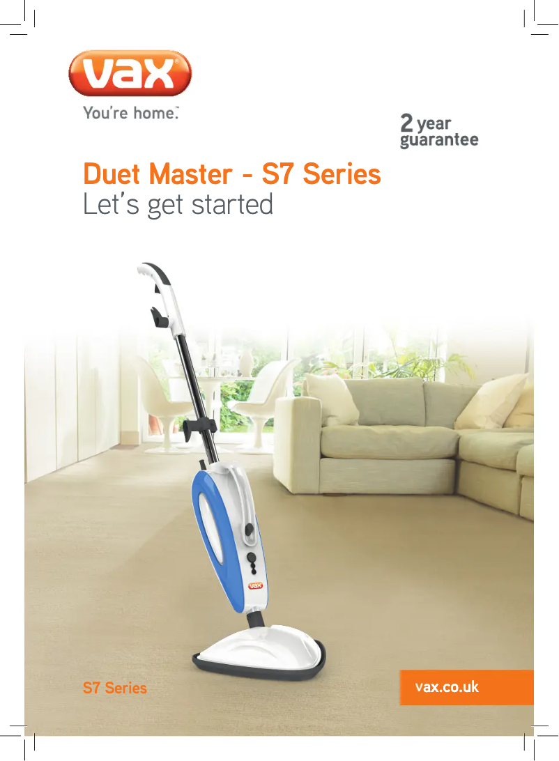 Page 1 de la notice Manuel utilisateur Vax Total Home Master 2-In-1 S7