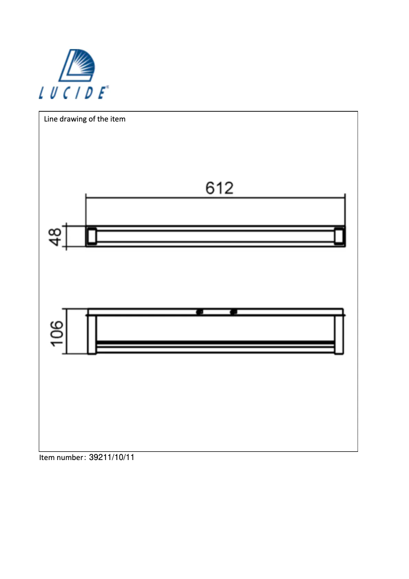 Page 1 de la notice Manuel utilisateur Lucide Alpa-LED