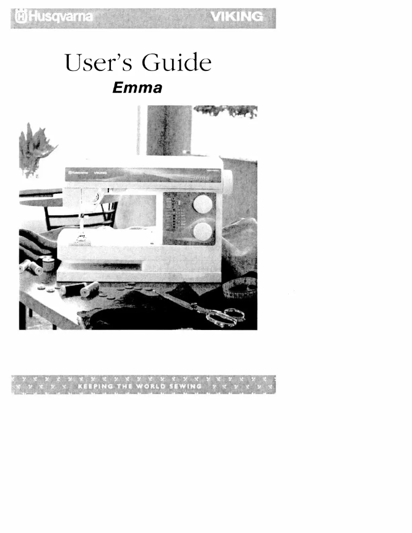 Page n°1 - Manuel utilisateur Husqvarna-Viking Emma