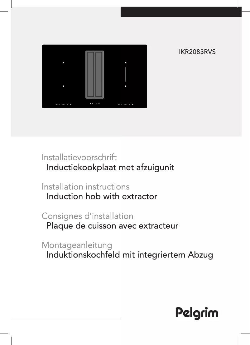 First page image of the manual for IKR2083RVS