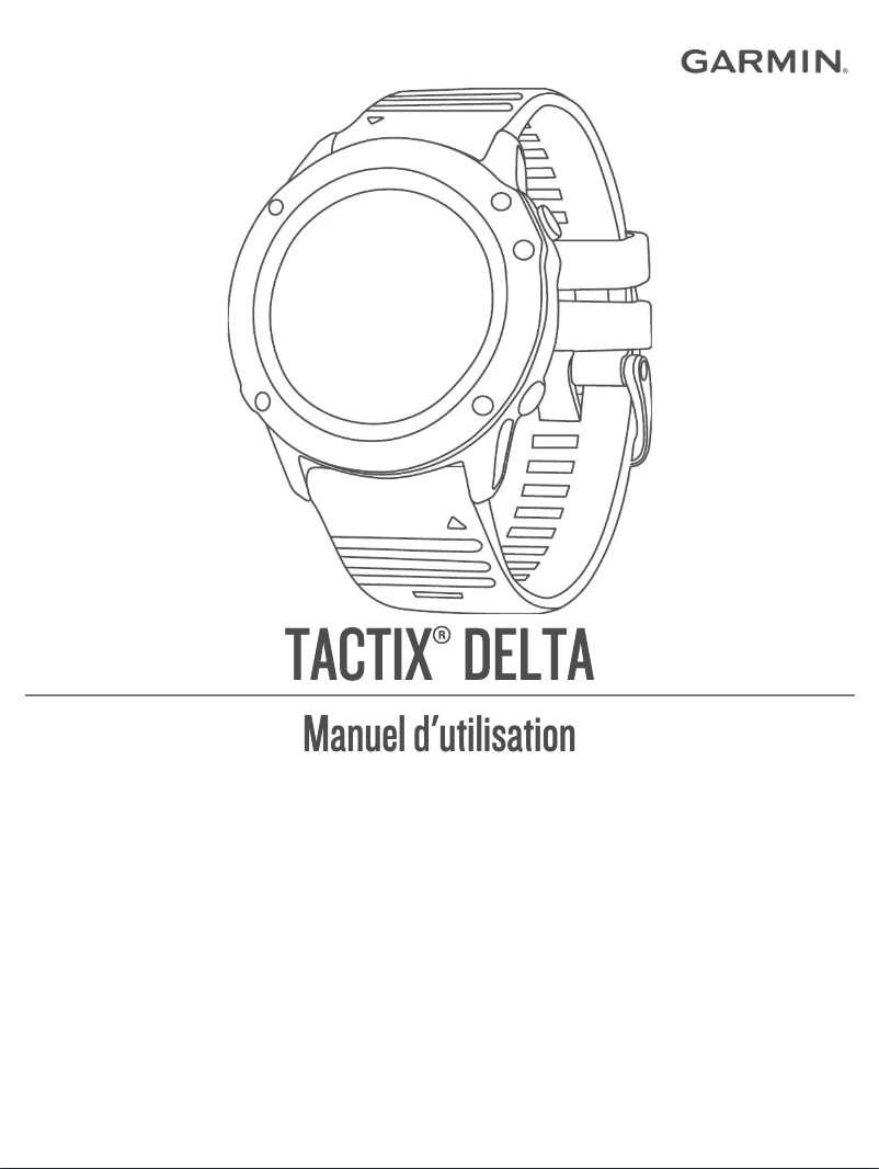 Page 1 de la notice Manuel utilisateur Garmin Tactix Delta