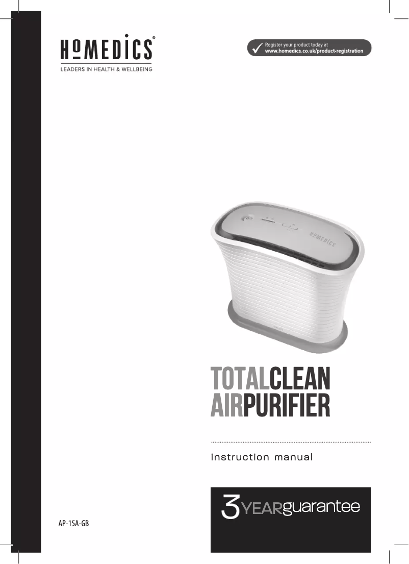 Image de la première page du manuel de l'appareil AP-15A-GB