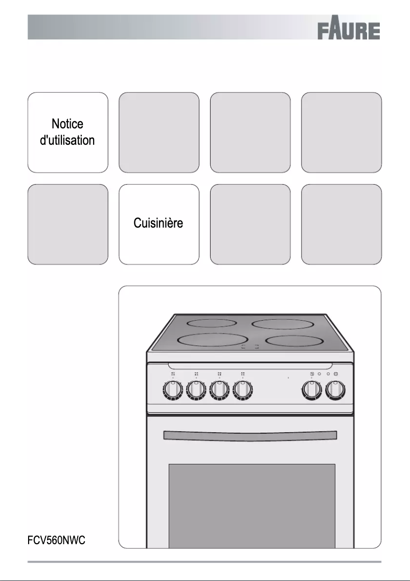 Image de la première page du manuel de l'appareil FCV560NSC