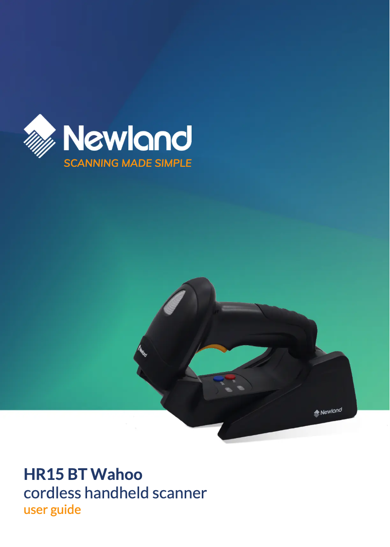 Página 1 del manual Manual de usuario Newland HR15 BT Wahoo