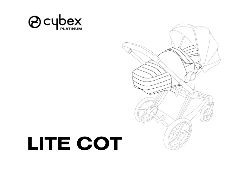 Page n°1 - Manuel utilisateur Cybex Lite Cot Platinum