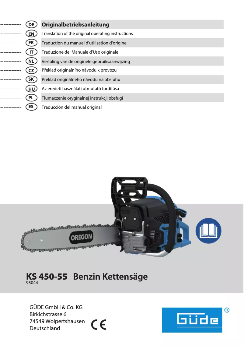 Image de la première page du manuel de l'appareil KS 450-55