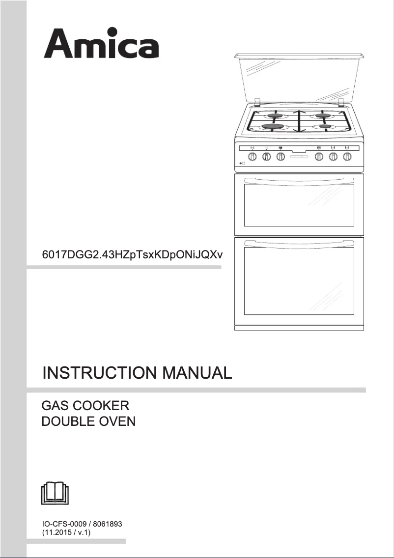 Page n°1 - Manuel utilisateur Amica 608DGG2TSX