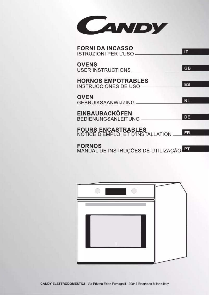 Page 1 de la notice Manuel utilisateur Candy FPP 6790 X