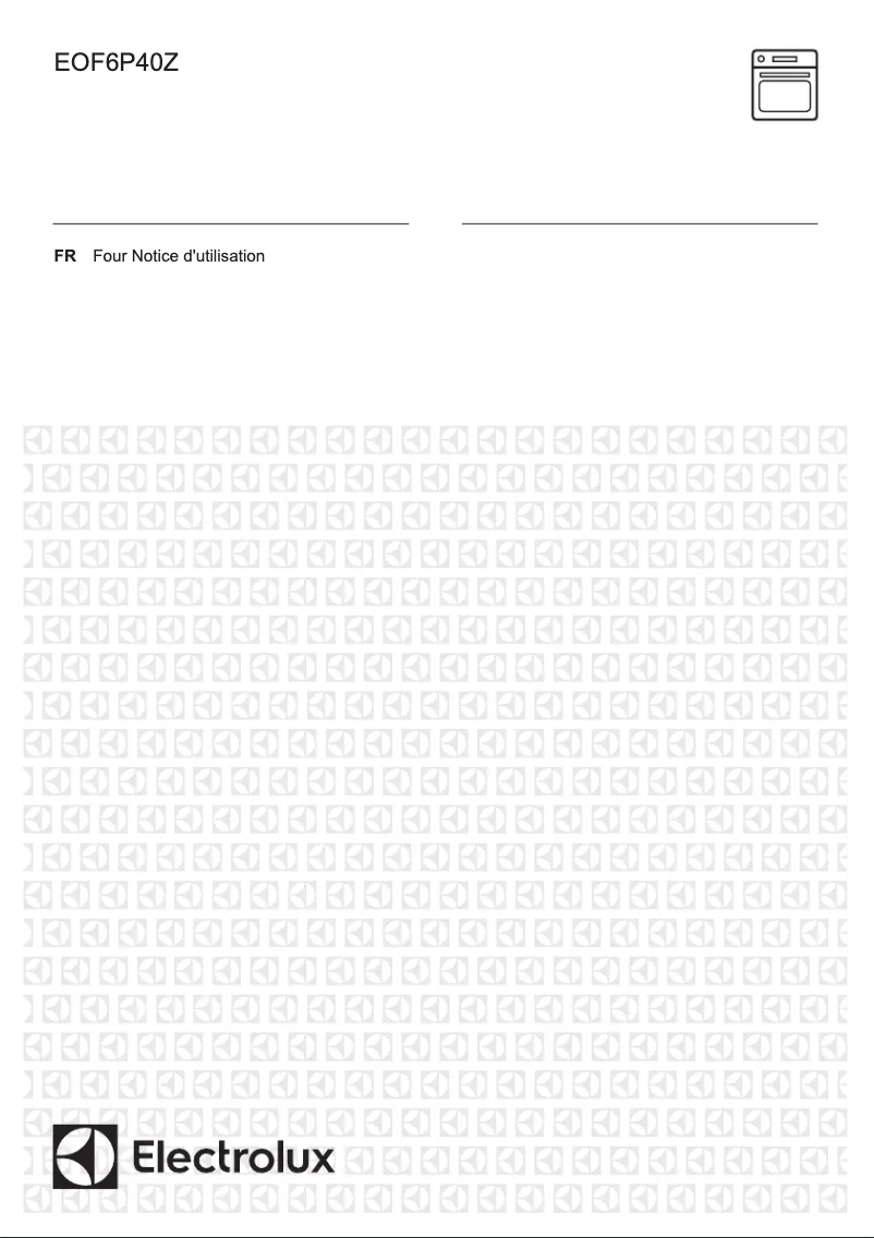 Image de la première page du manuel de l'appareil EOF6P40Z