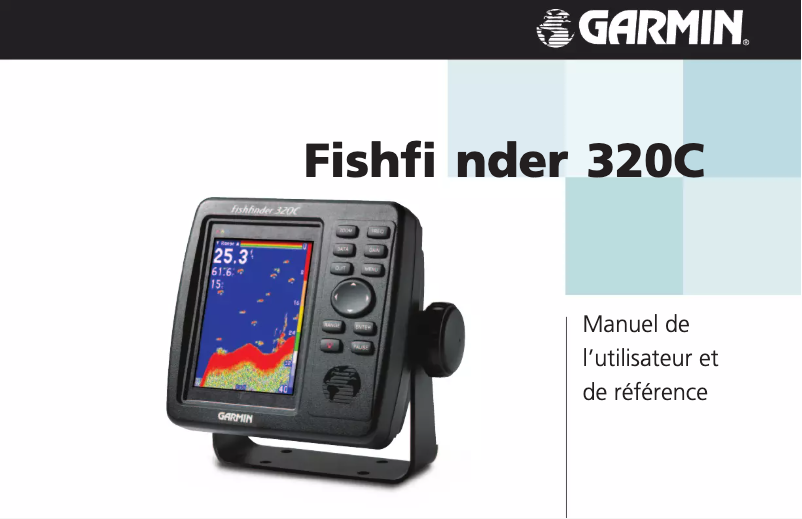Image de la première page du manuel de l'appareil Fishfinder 320C