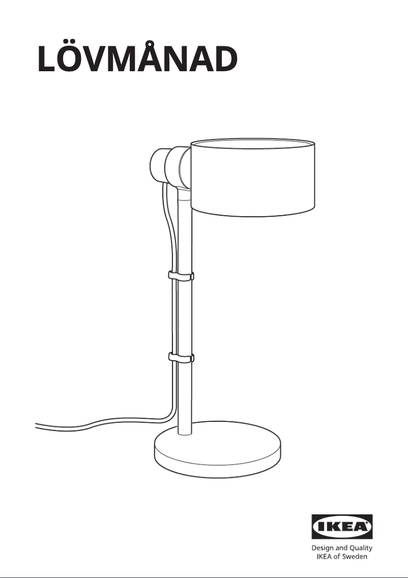 Image de la première page du manuel de l'appareil LÖVMÅNAD 805.184.47