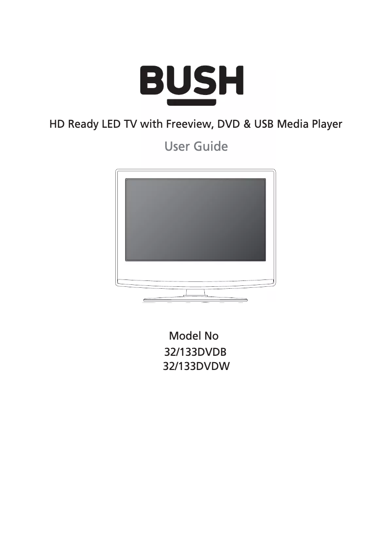 Page 1 de la notice Manuel utilisateur Bush 32/133DVDW