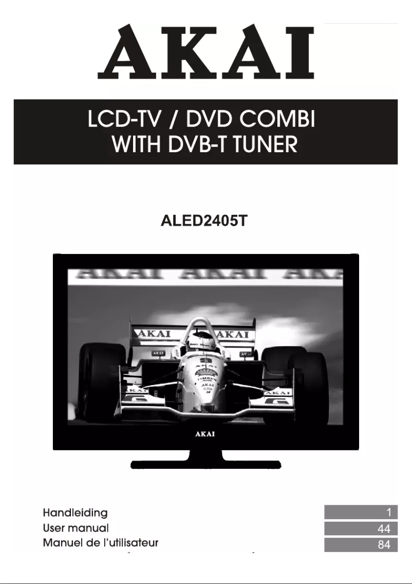 Page 1 de la notice Manuel utilisateur AKAI ALED2405TWE
