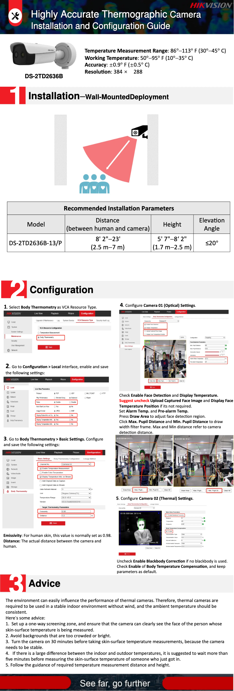 Image de la première page du manuel de l'appareil DS-2TD2636B-13/P