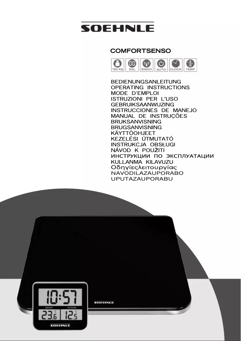 Image de la première page du manuel de l'appareil Comfort Senso