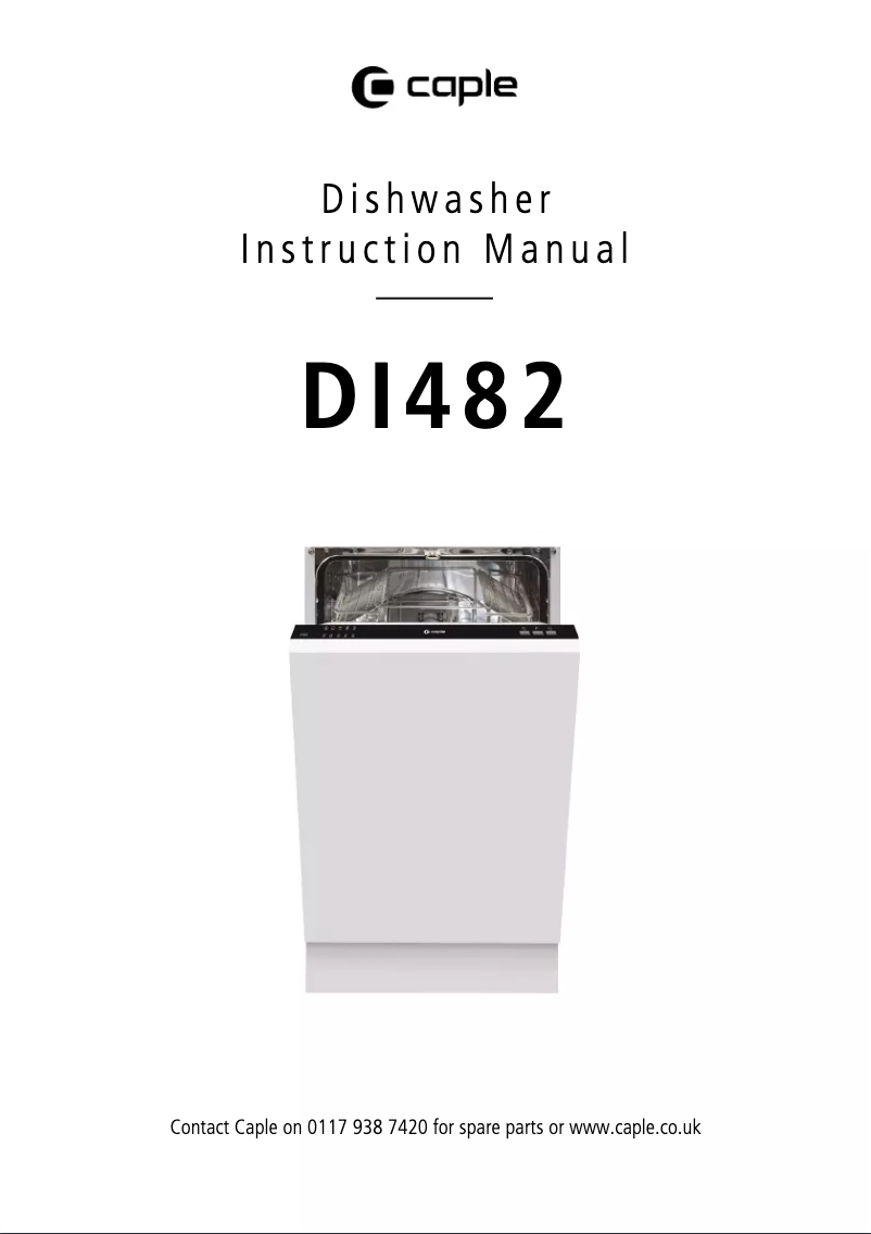 Image de la première page du manuel de l'appareil Di482