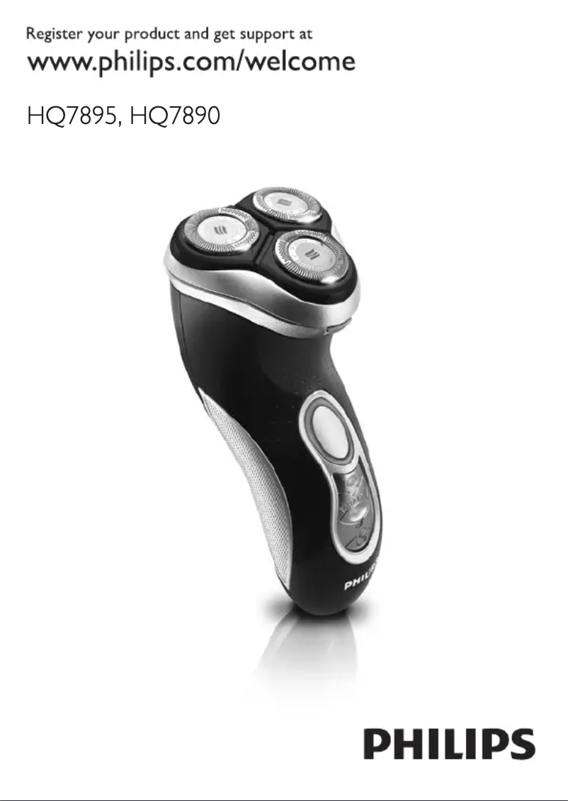 Image de la première page du manuel de l'appareil Speed-XL HQ7895