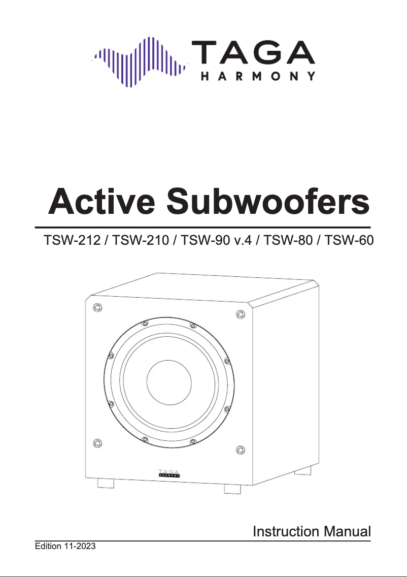 Image de la première page du manuel de l'appareil TSW-90 V4