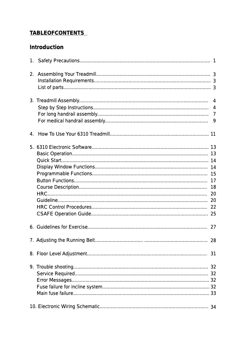 Image de la première page du manuel de l'appareil 6310