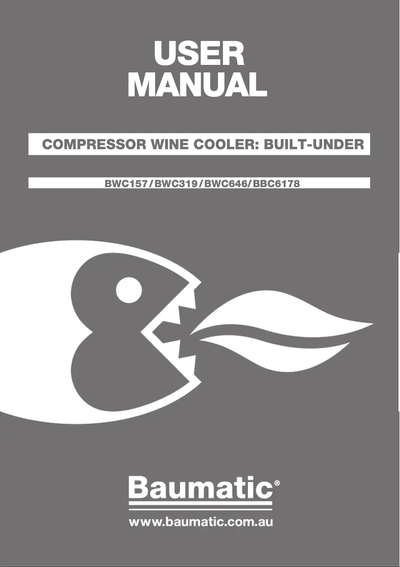 Page 1 de la notice Manuel utilisateur Baumatic BWC646