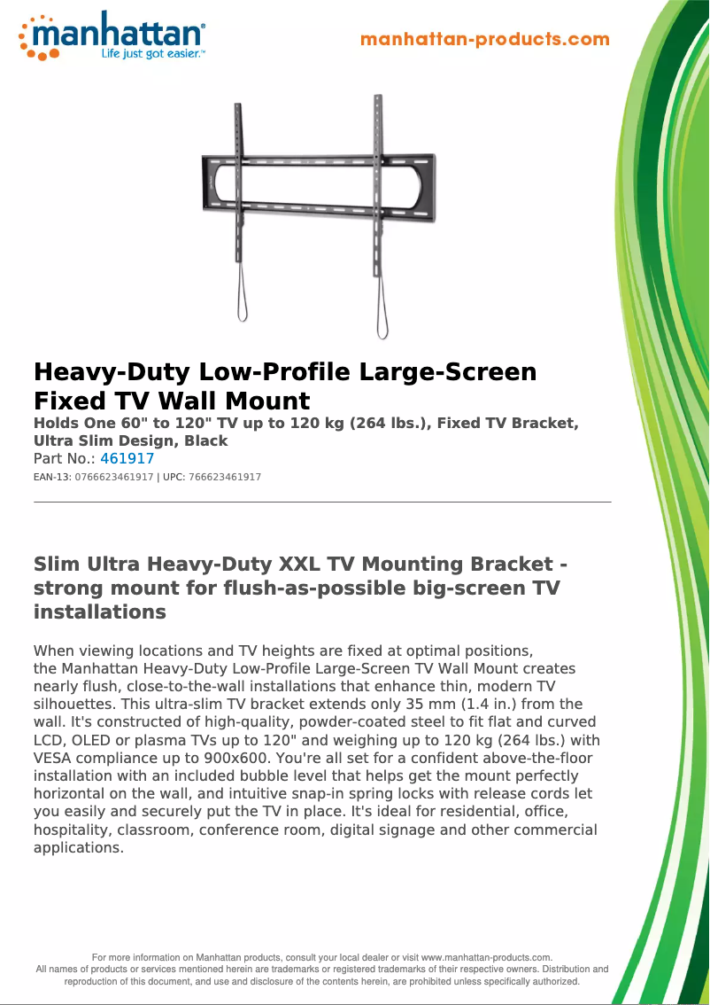 Page n°1 - Fiche technique Manhattan 461917
