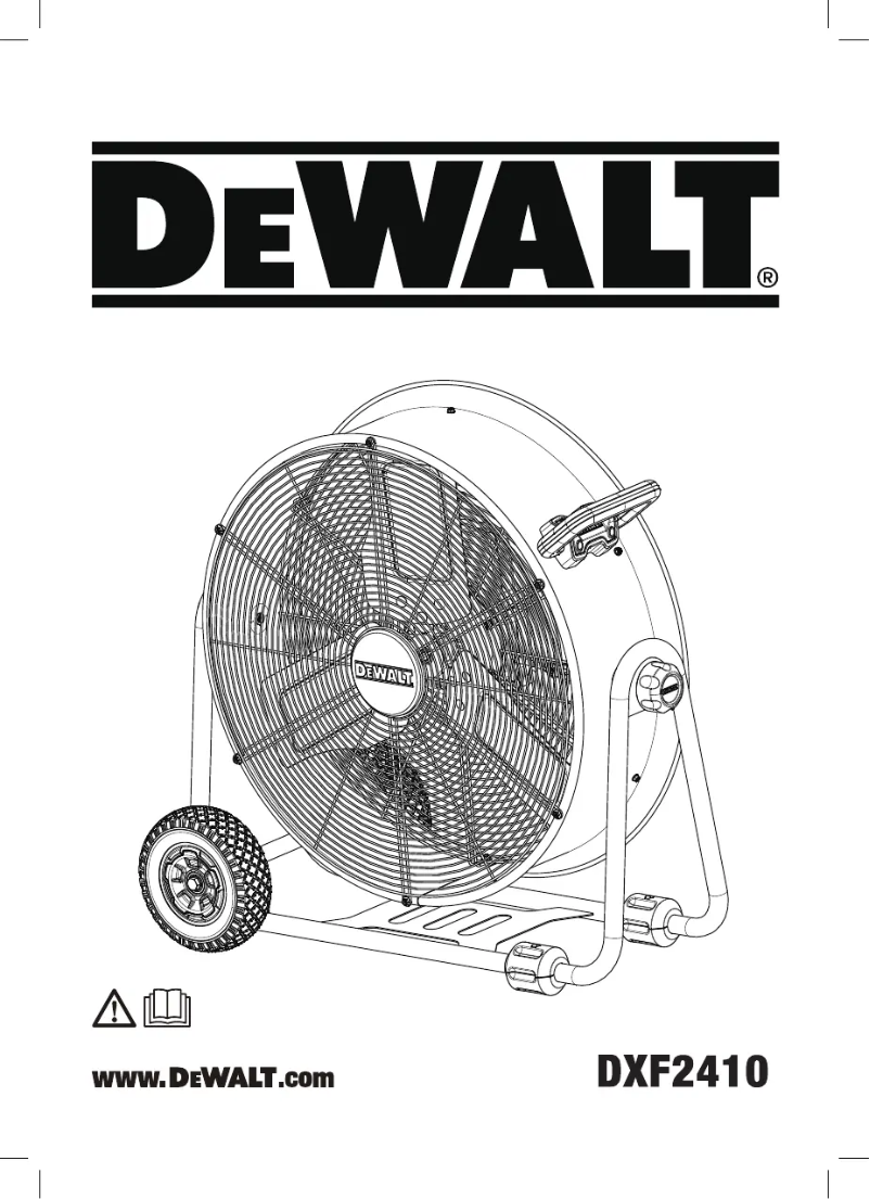 Page n°1 - Manuel utilisateur DeWalt DXF2410