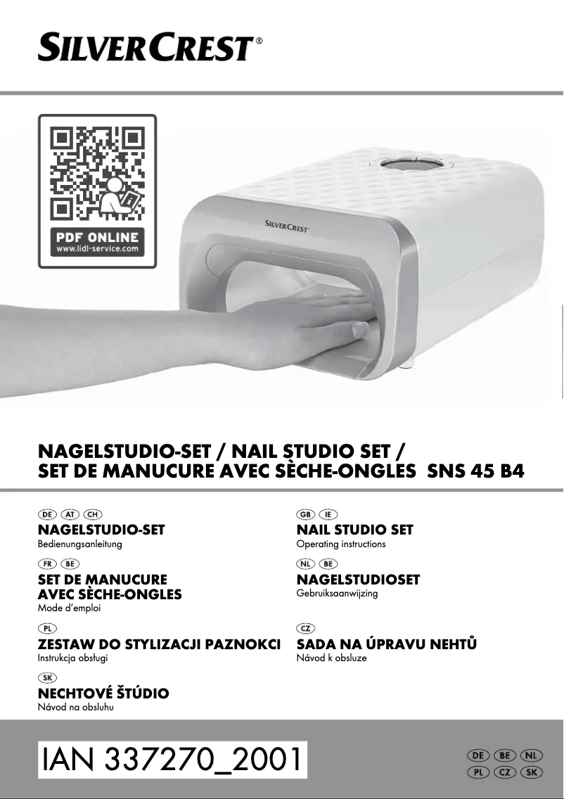 Page n°1 - Manuel utilisateur SilverCrest SNS 45 B4