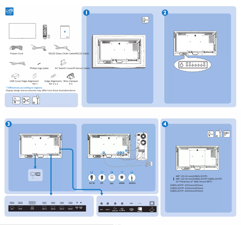 Image de la première page du manuel de l'appareil 50BDL3017P