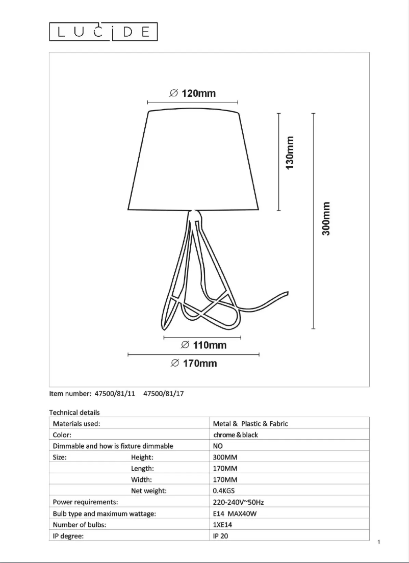 First page image of the manual for Gitta
