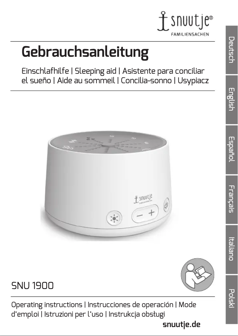 Page 1 of the manual User Manual ADE Snuutje SNU 1900