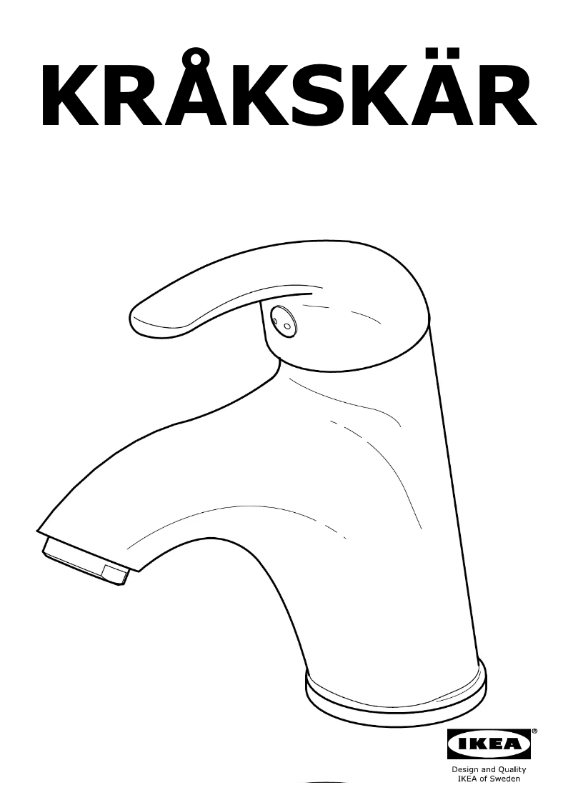 Image de la première page du manuel de l'appareil KRAKSKAR